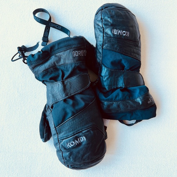 Kombi junior snowboarding / skiing Mitten black Large - Picture 1 of 7